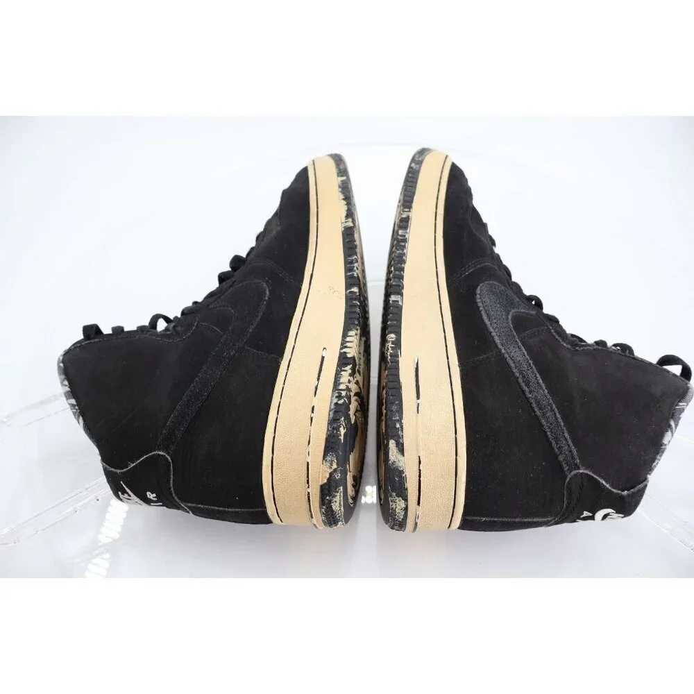 Nike Air Force 1 High '07 Mid Youth Size 7 Black Sneakers Basketball Shoes